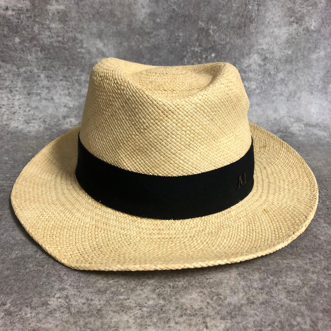 ■ MAISON MICHEL メゾンミッシェル ストローハット 麦わら