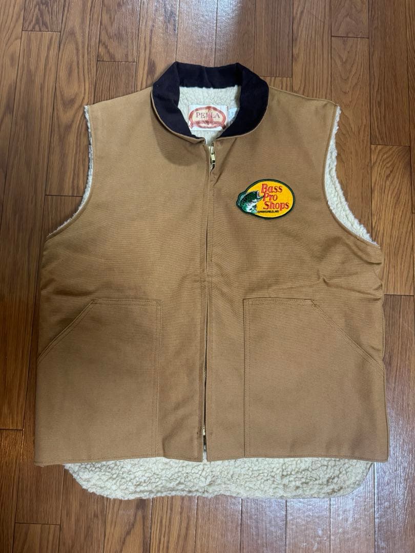未使用品　Bass pro shops USA製　ダックボアベスト　pella
