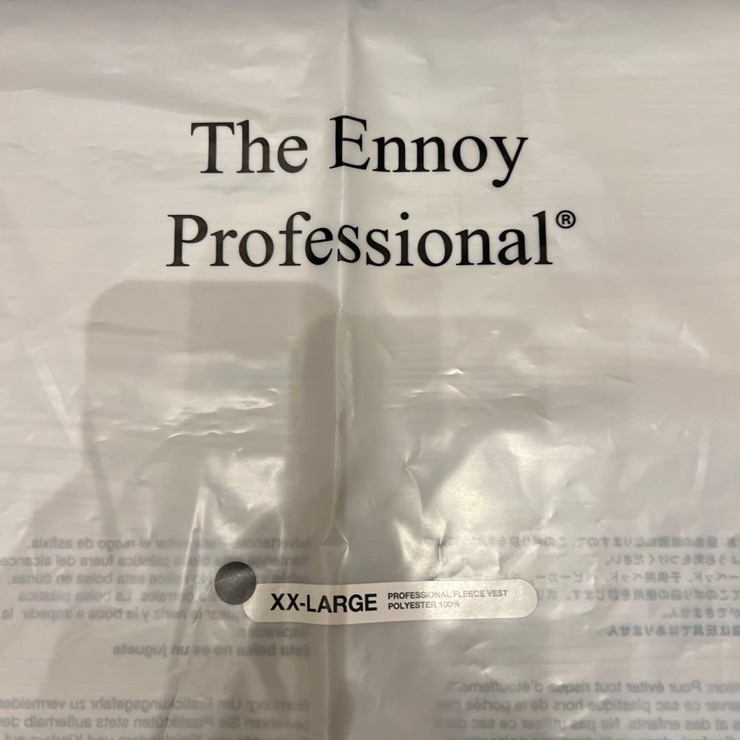 ennoyエンノイ即完売フリースベスト希少サイズXX-LARGE25FW美品