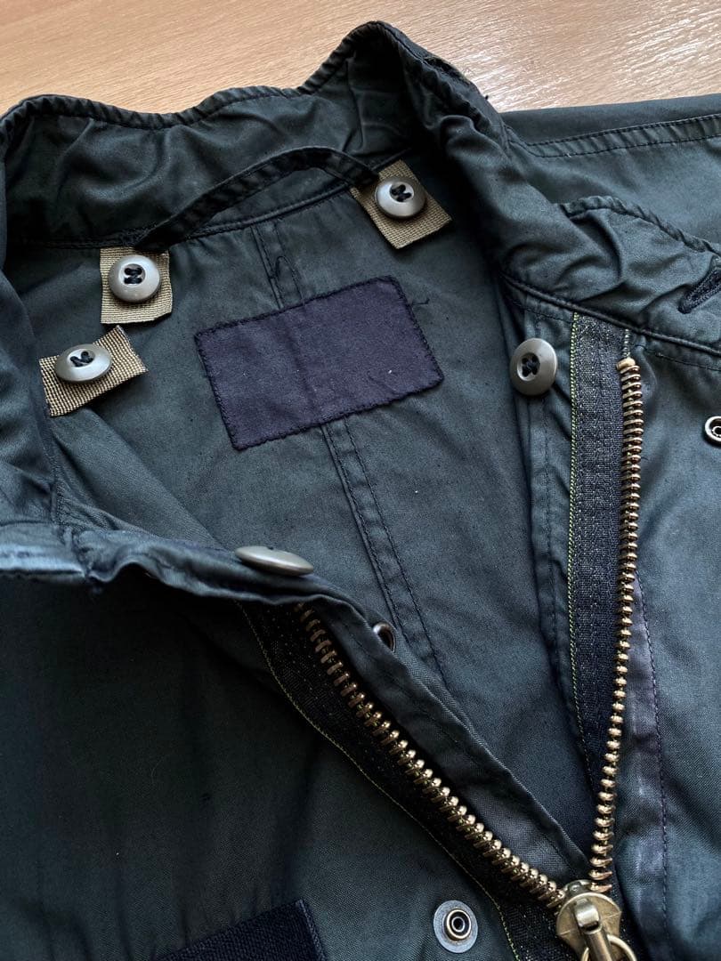 80s M-65 フィッシュテール 黒染め ブラック anytee ヴィンテージ