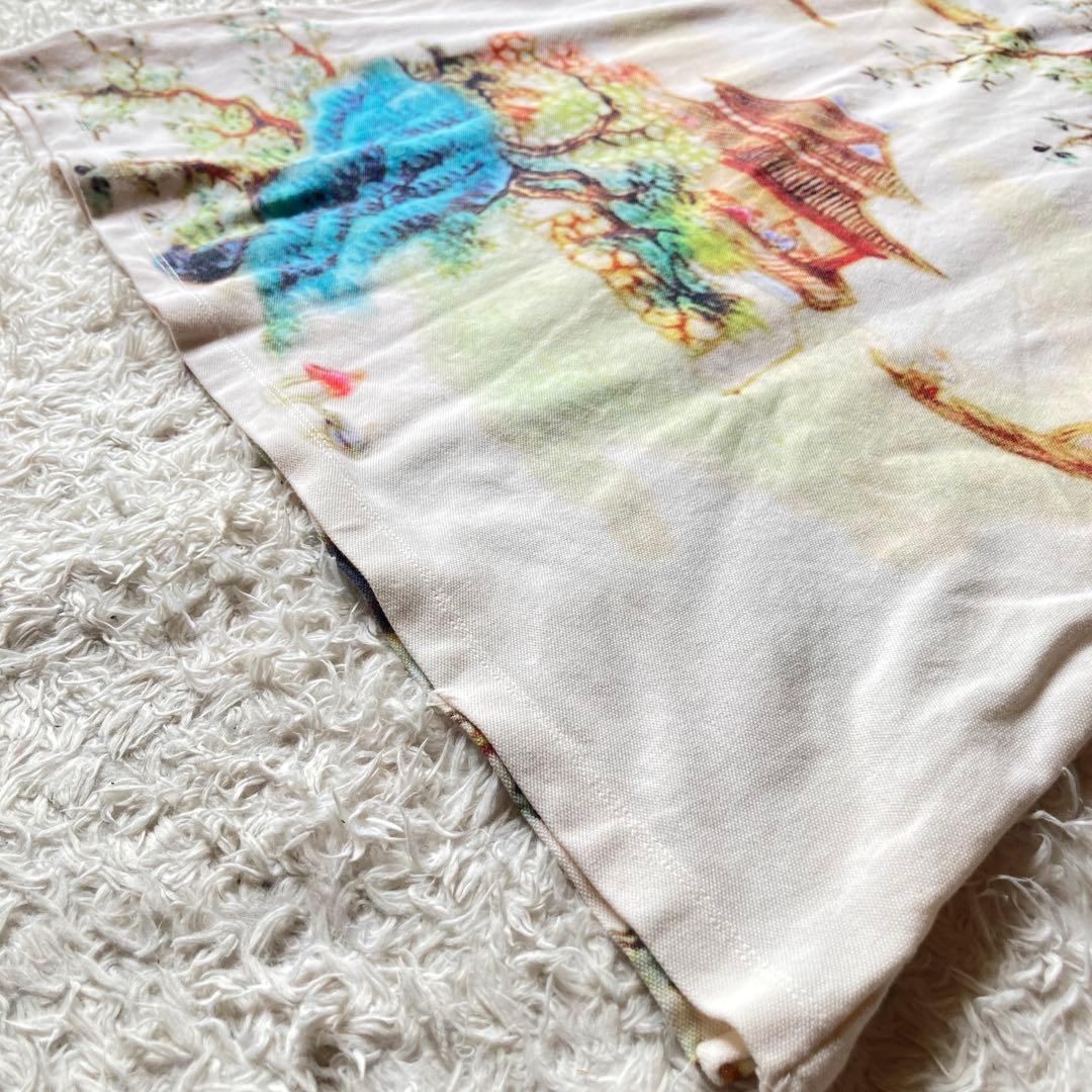 ヴィヴィアンタム VIVIENNE TAM 桃源郷襟付きコットンワンピース