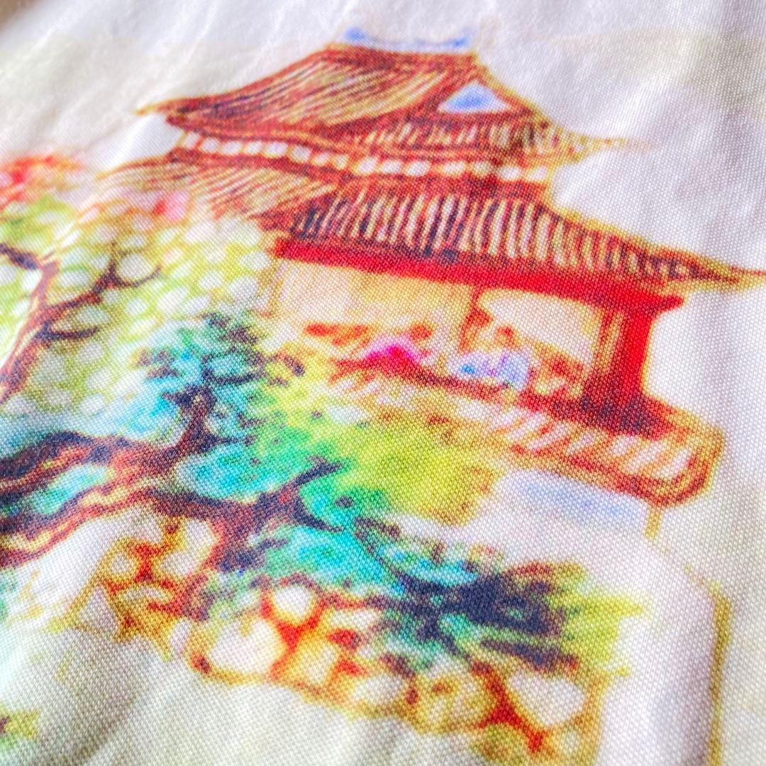 ヴィヴィアンタム VIVIENNE TAM 桃源郷襟付きコットンワンピース