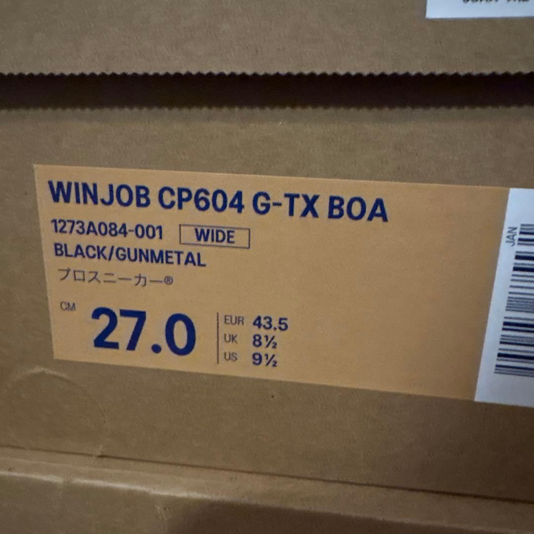 安全靴 ASICS WINJOB CP604 G-TX BOA 27cm