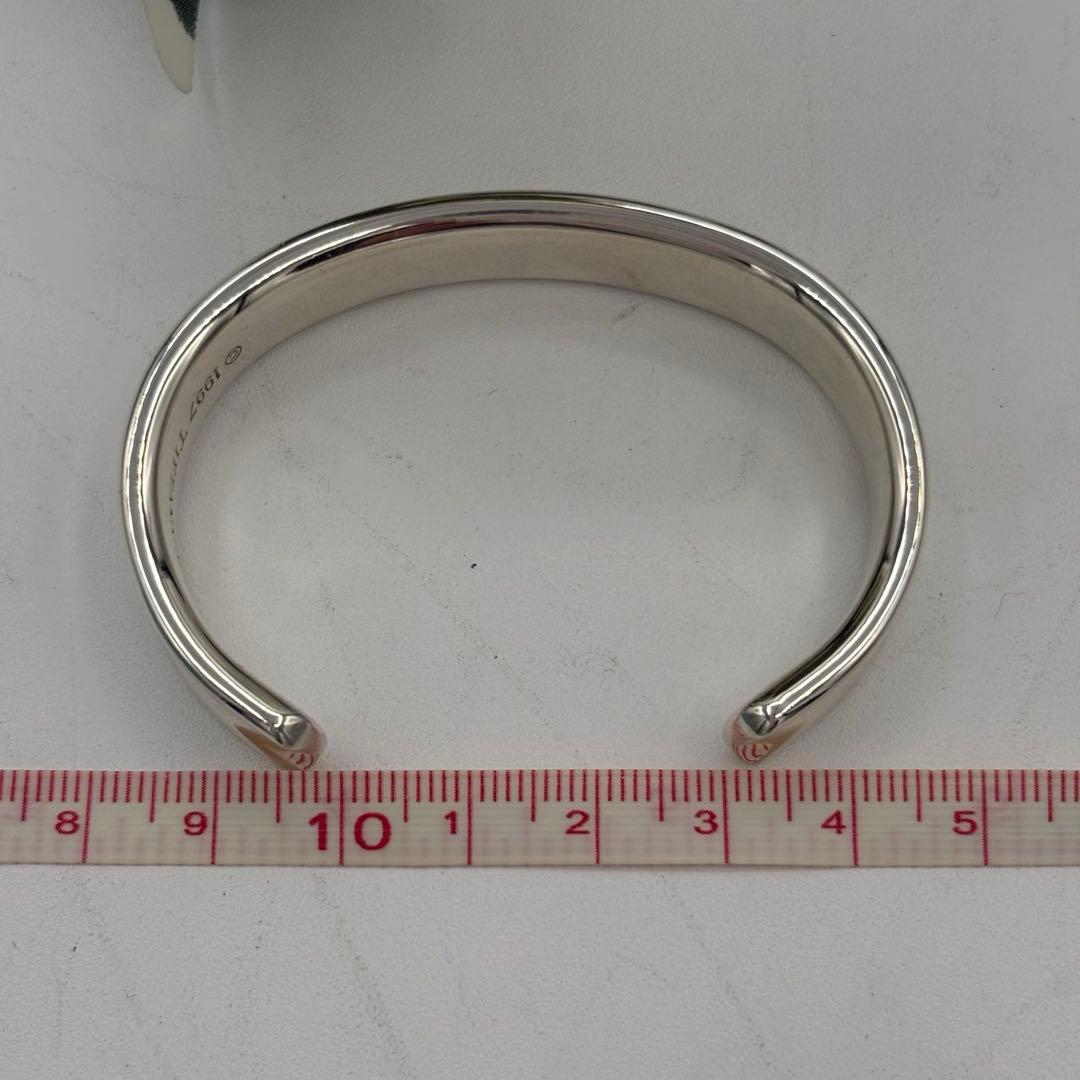 【新品仕上げ済み】ティファニー　 バングル 1837 シルバー