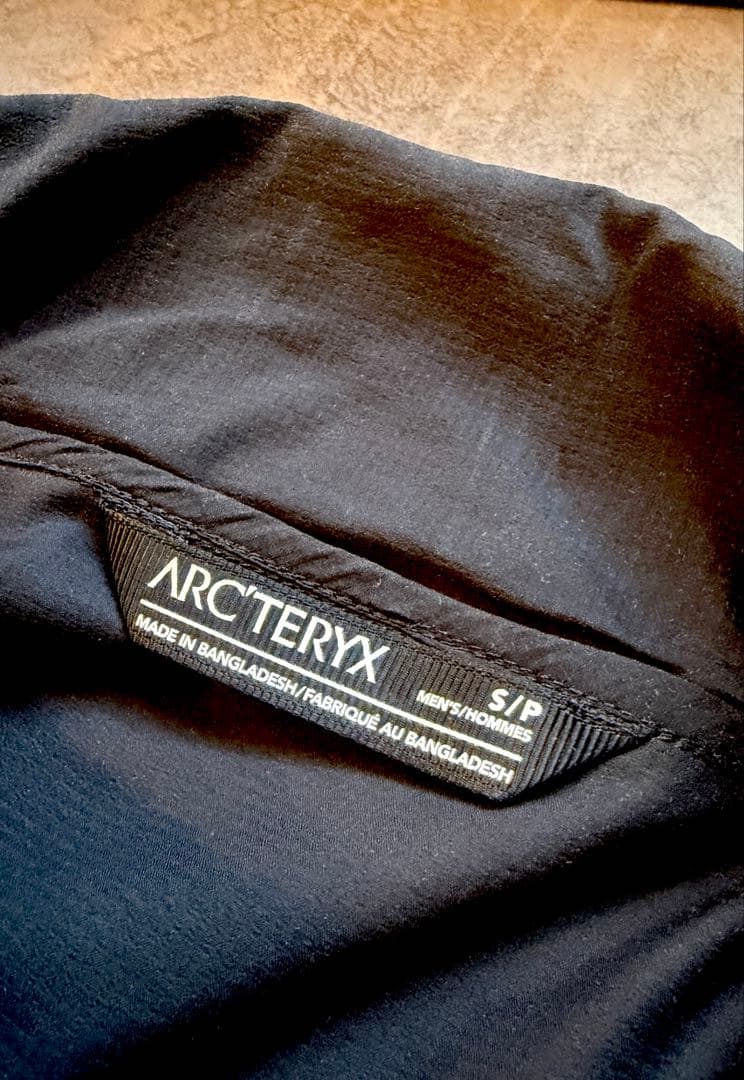 アークテリクス ノディンジャケット nodin jacket ブラックS