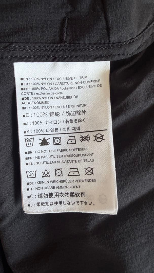 アークテリクス ノディンジャケット nodin jacket ブラックS