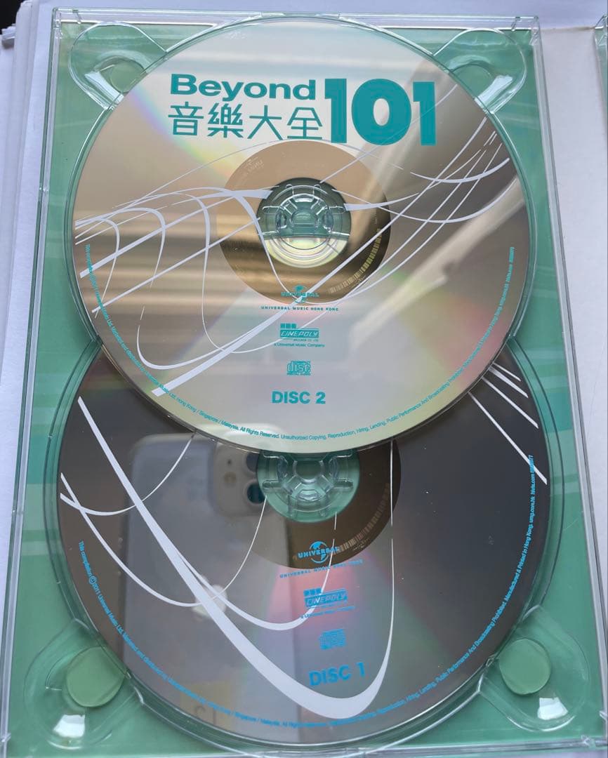 香港の伝説のロックバンド、ビヨンドBeyond101音楽大全 5CD+1DVD
