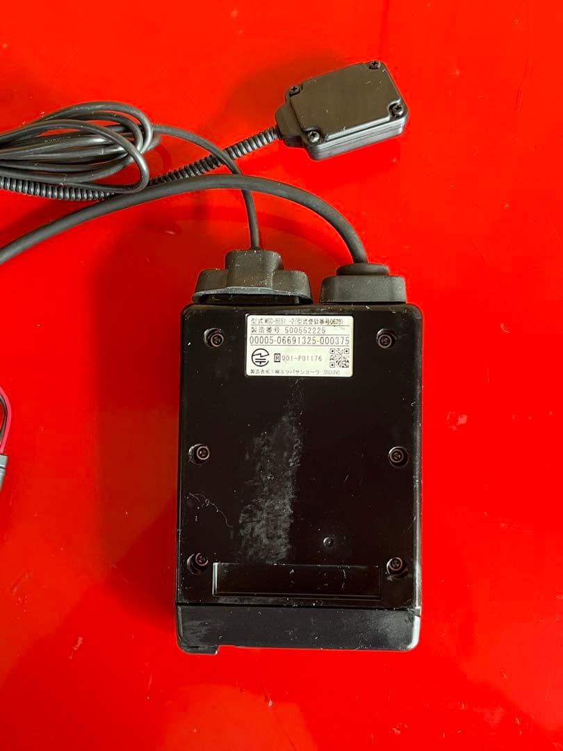 動作OKミツバ/MSC-BE51/二輪車用アンテナ分離型ETC車載器　BE51