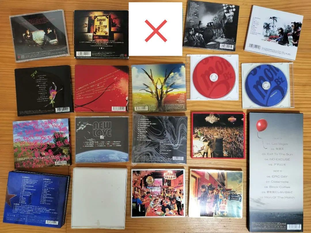 B'z アルバム 17枚セット