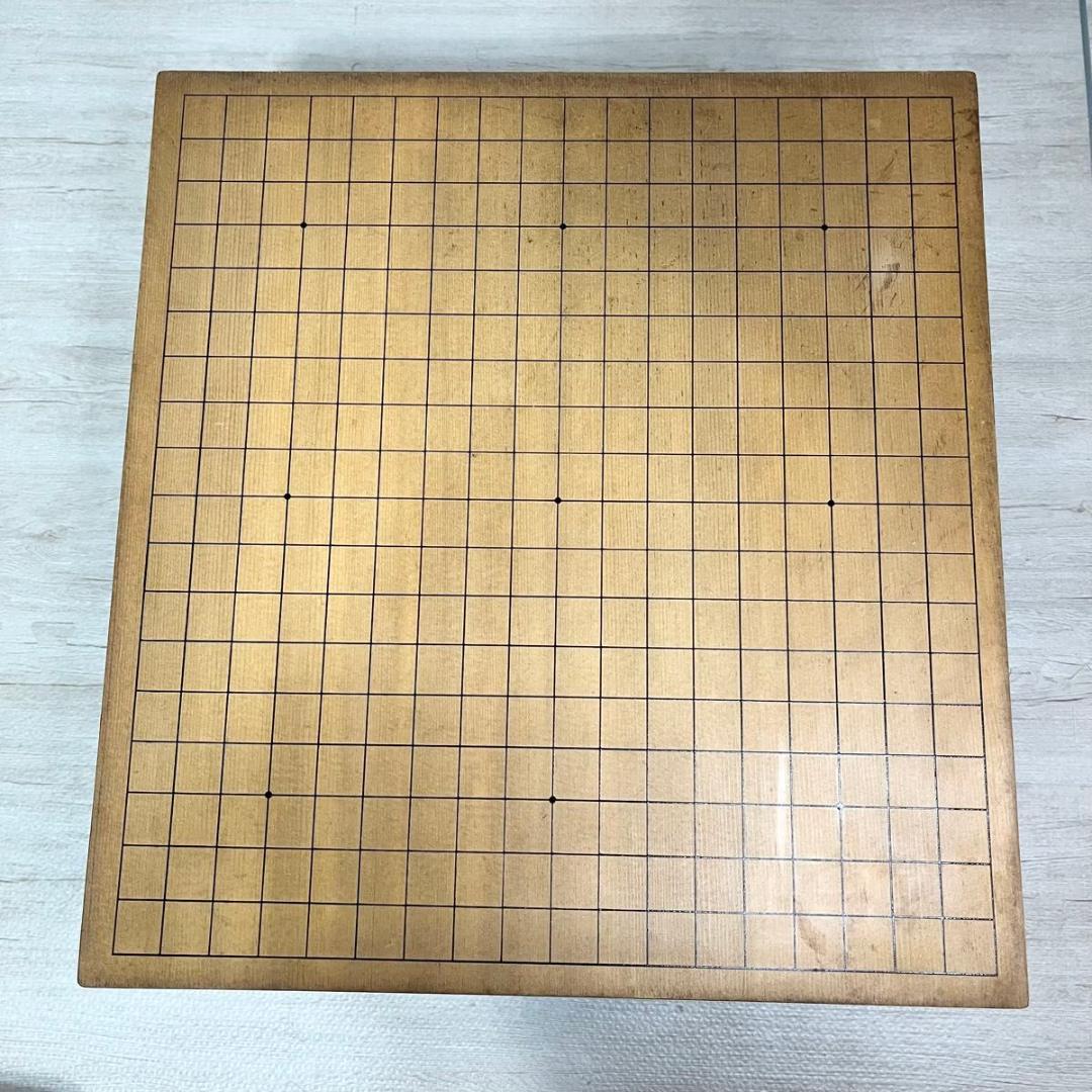 碁盤 黒漆塗 金蒔絵 鷹 松 柾目 高級 6寸盤 厚さ18㎝