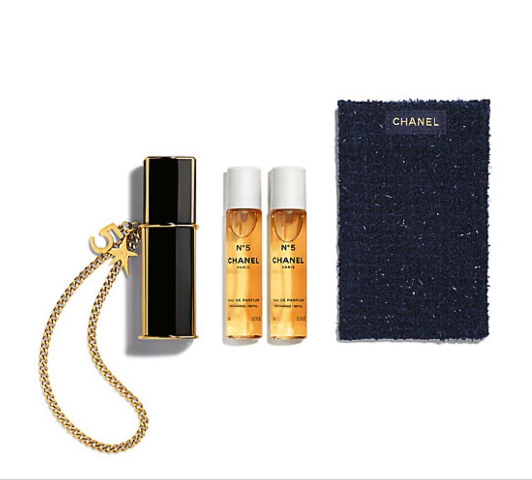 シャネルＮ°５限定オードゥパルファムパーススプレイコメット＆ミニショルダー付き！