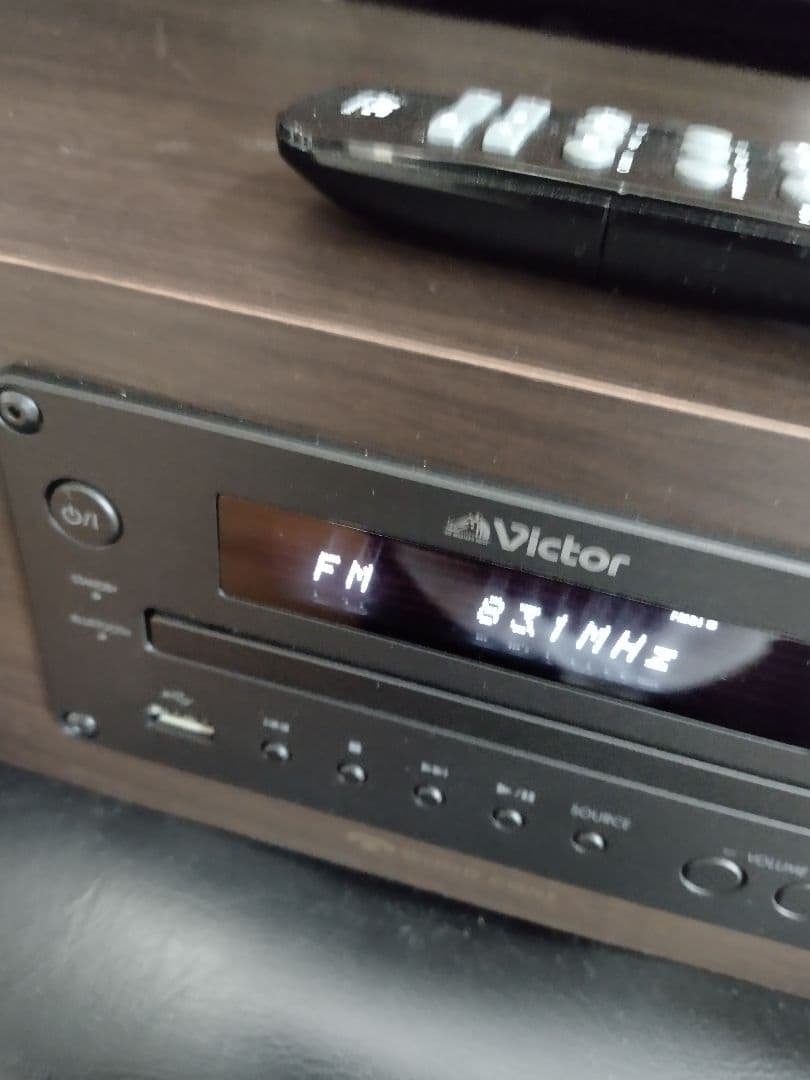 ビクター EX-D6 ウッドコーン CD FM BT USB 23年 動作良好