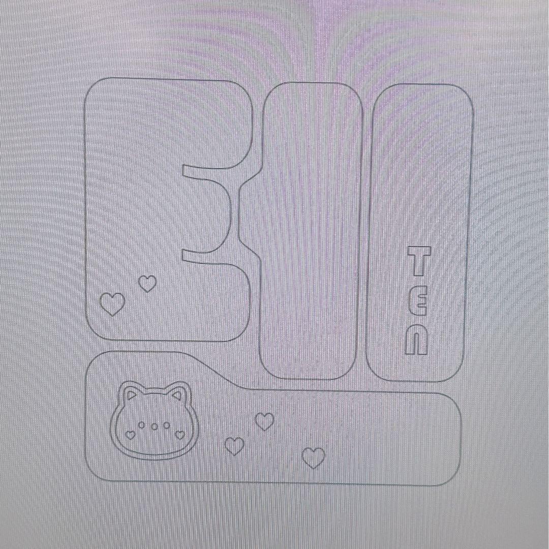 【316】テン　NCT ペンライト　ステッカー