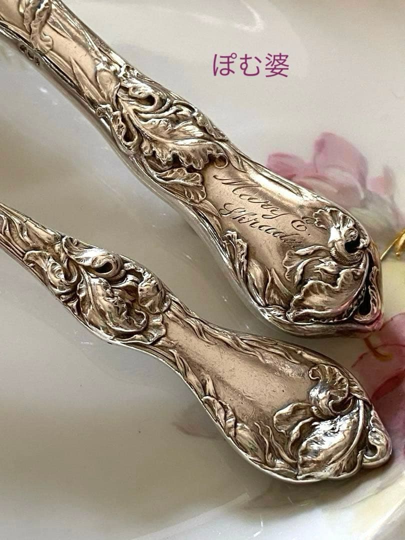 【リード＆バートン】純銀 スターリング／ナイフ＆フォーク／Les Cinq