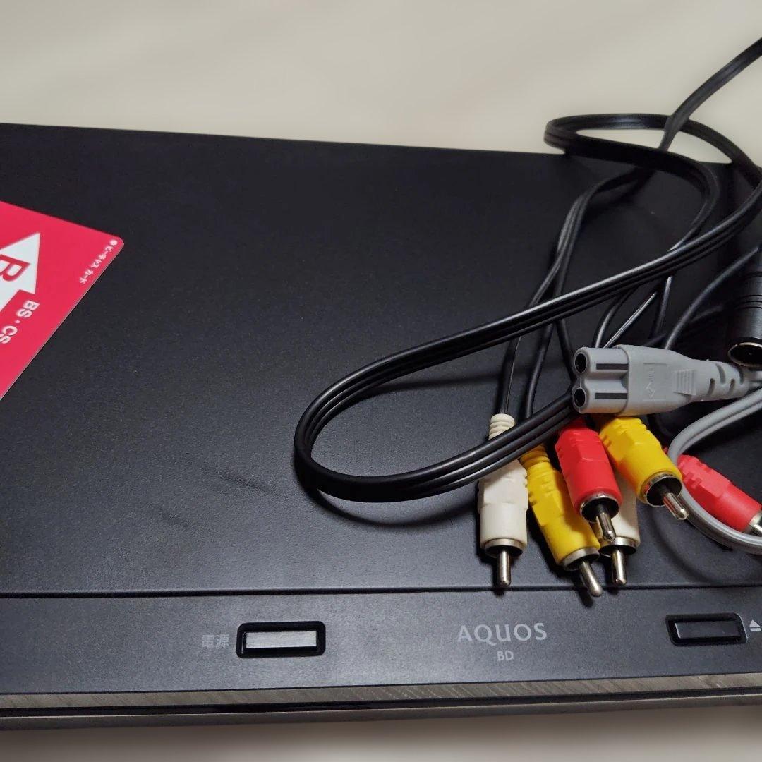 AQUOS　SHARP　Blu-rayレコーダー　2018年製　B-CASカード