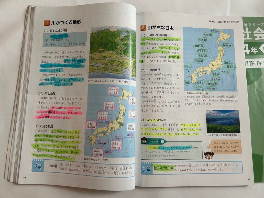 四谷大塚 予習シリーズ 4年 下 漢字とことば 演習問題集 週テスト問題集 計算