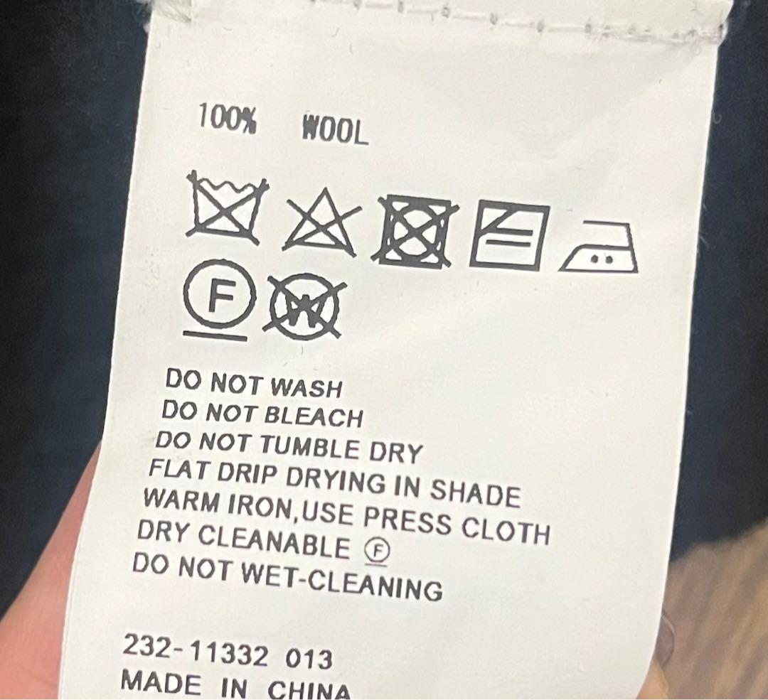 HYKE ハイク　ニット ベスト　黒