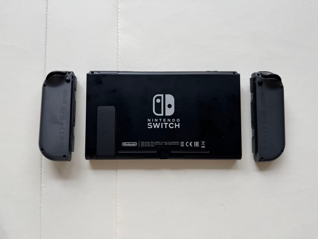 [付属品完備] Nintendo Switch 本体 グレー+ジョイコン黄色