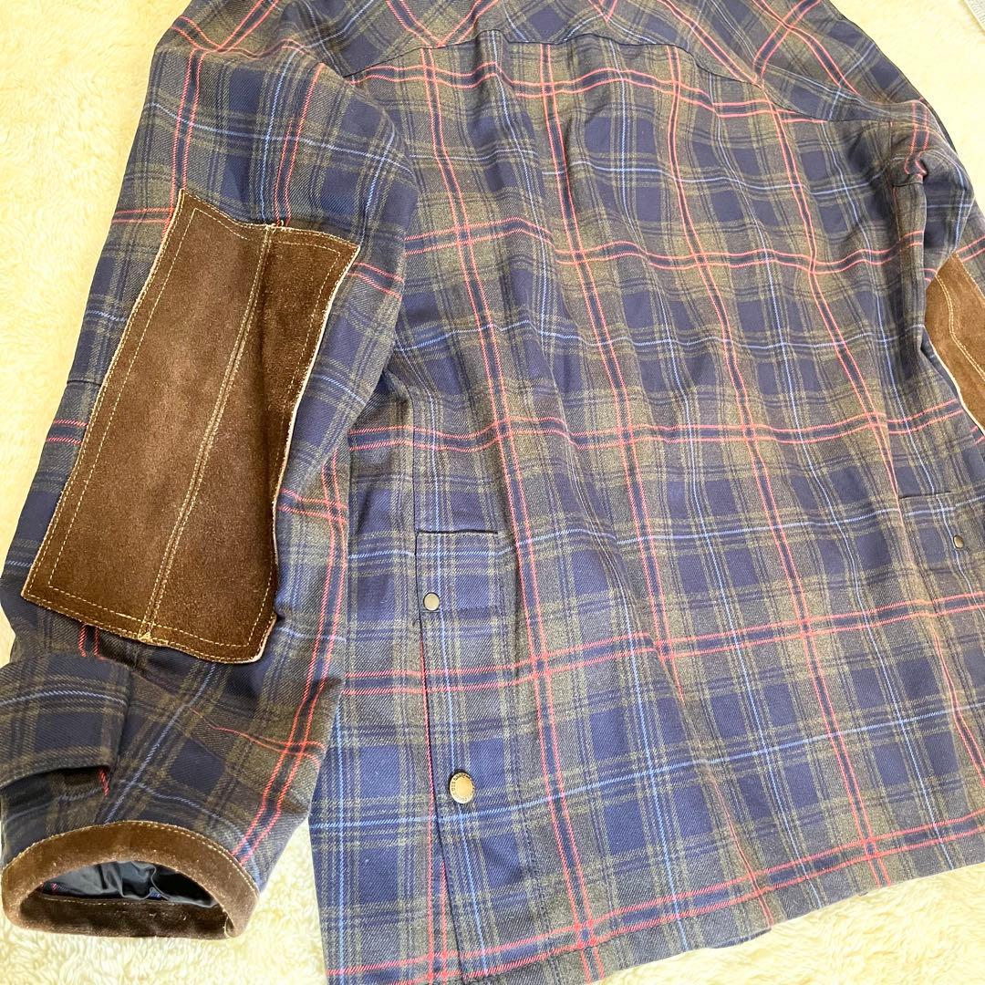 ジュンヤワタナベマン チェックハンティングジャケット S