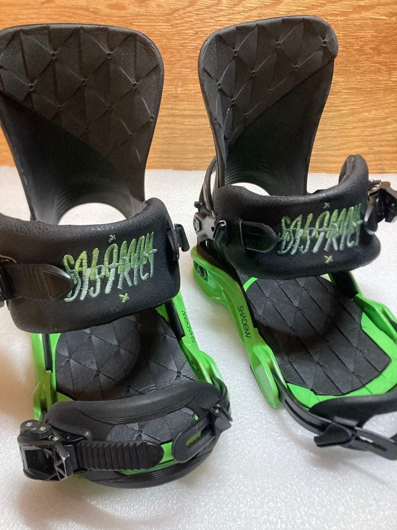 SALOMON DISTRICT スノーボード ビンディング グリーン　S