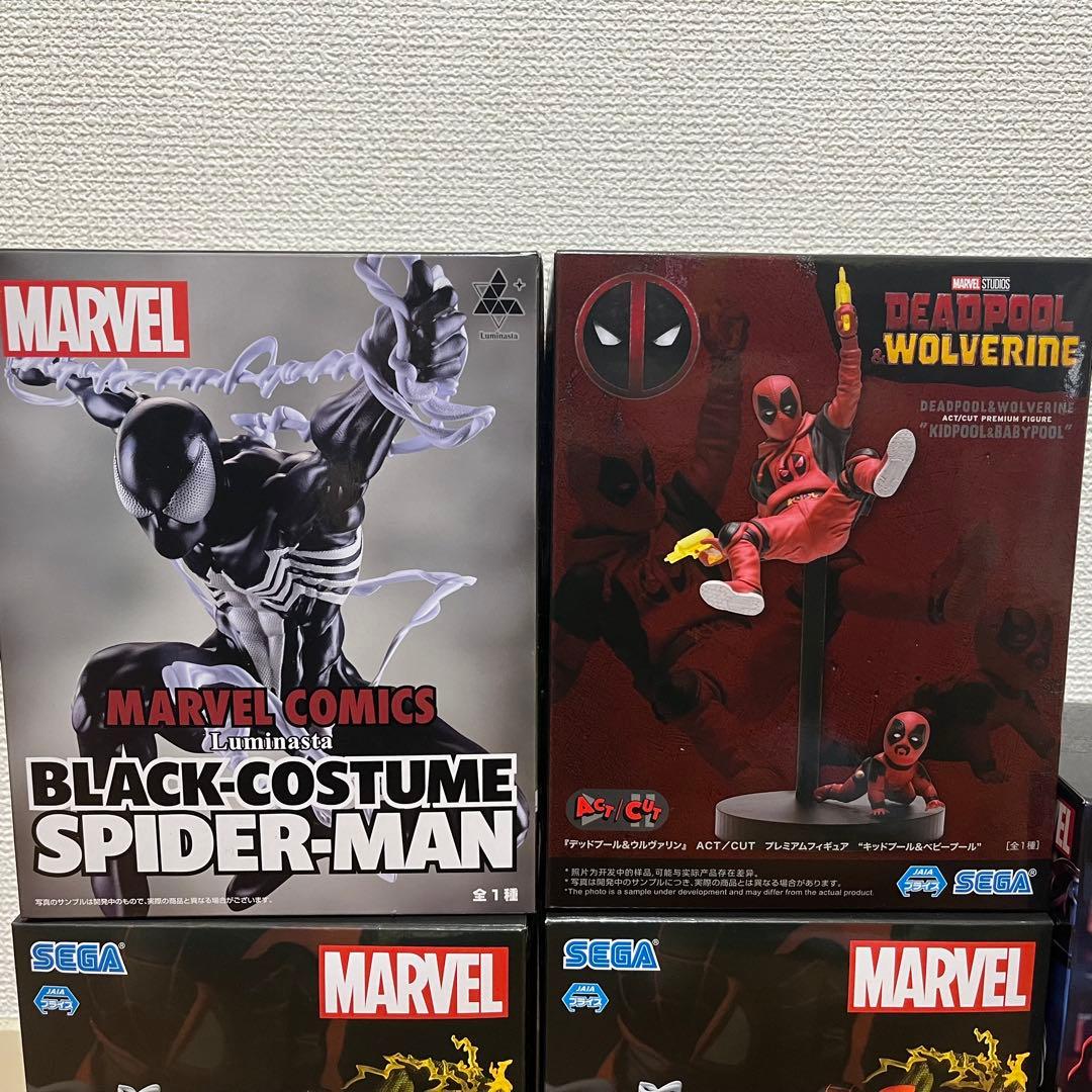 スパイダーマン　ベノム　キッドプール　フィギュアまとめ売り