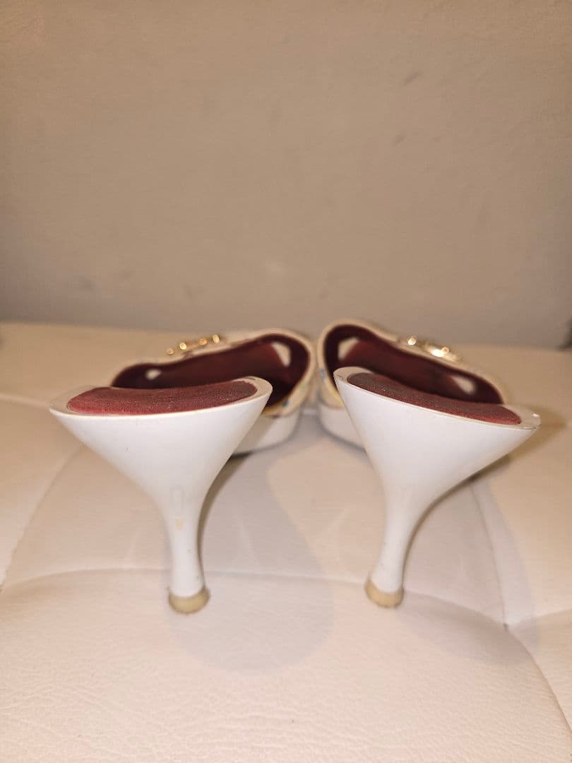 Louis Vuitton ホワイト・マルチカラー ミュール