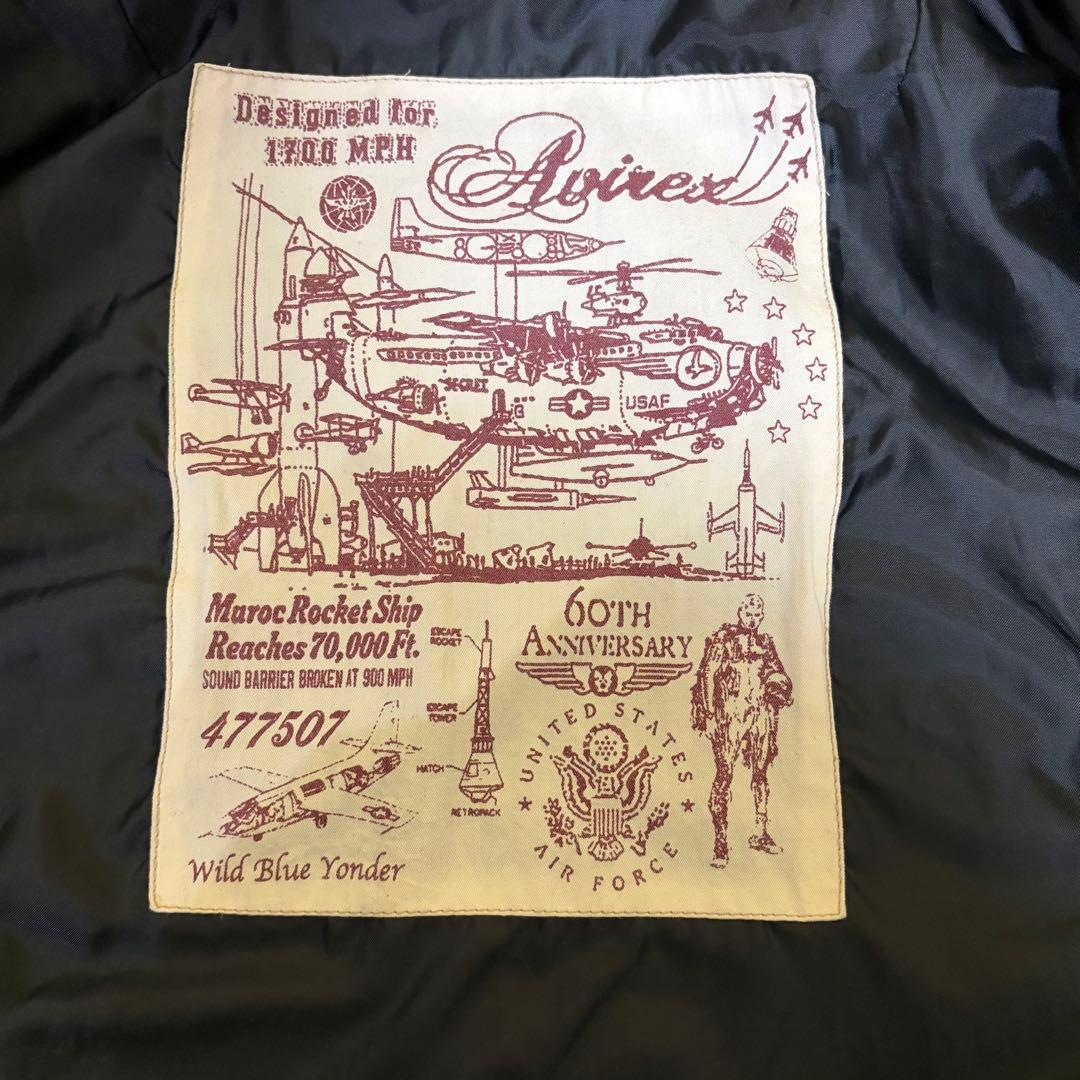 AVIREX 60周年記念/STYLE 6172074羊革使用フライトジャケット