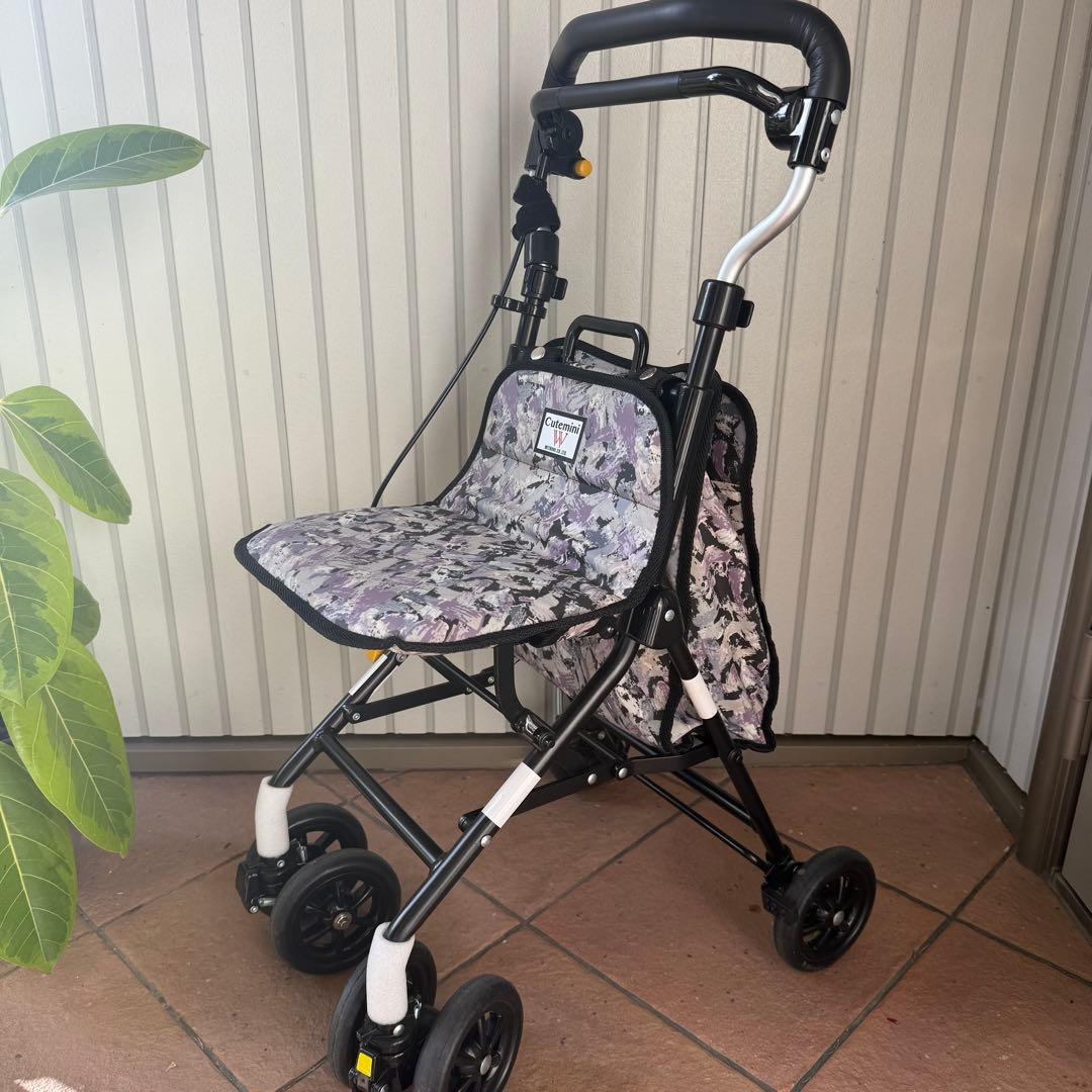 ウィズワン 象印ベビー シルバーカー キュートミニ W 手押し
