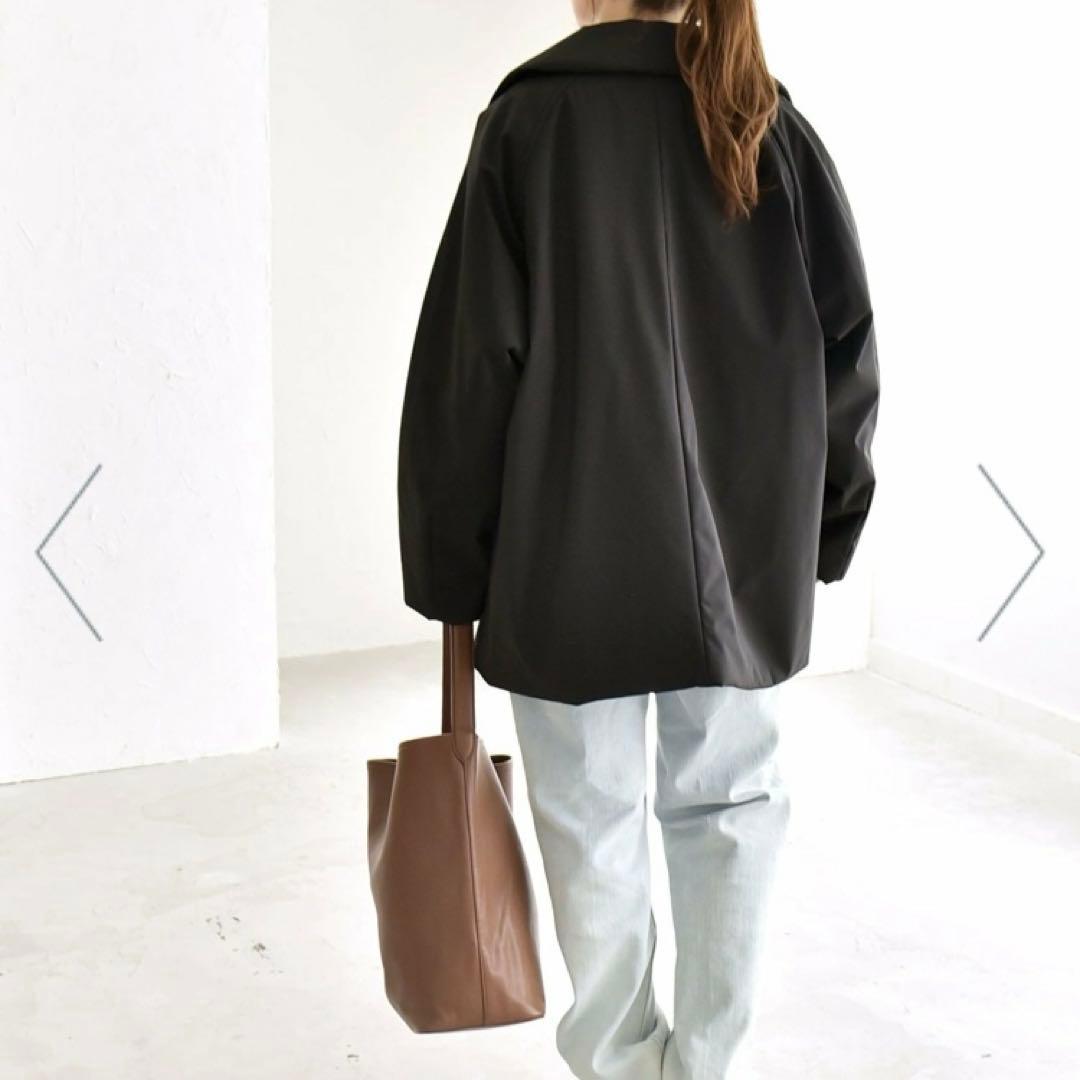 新品　タグ付きquaranciel 中綿 テーラード ミドル Wボタン