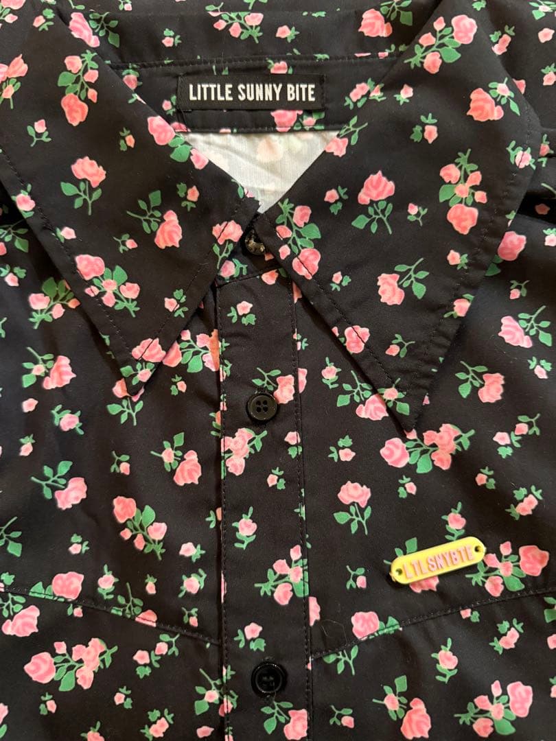 トップス little sunny bite floral shirts