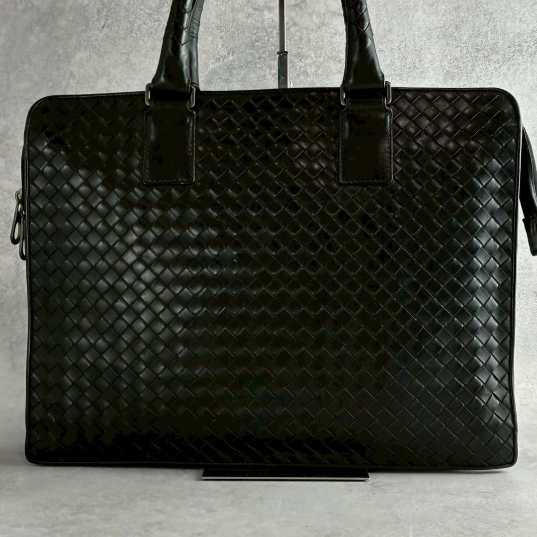 ボッテガヴェネタ ビジネスバッグ A4◎ イントレチャート 黒