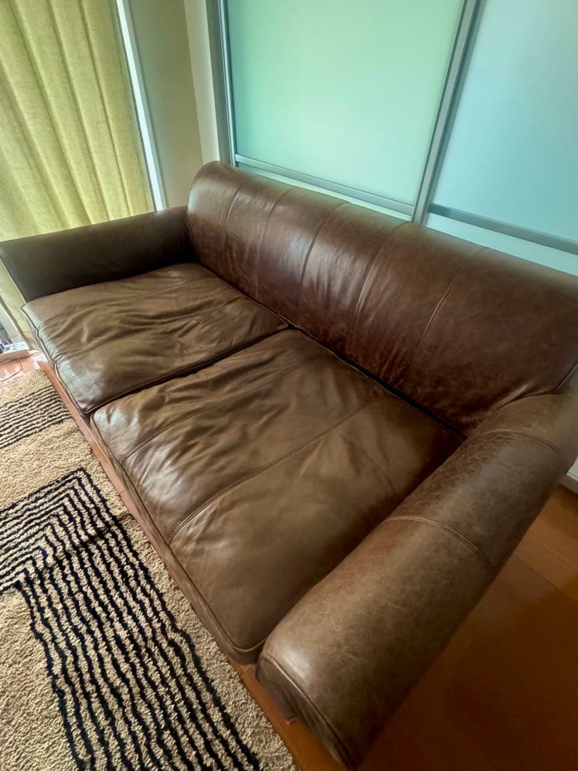 RELAX FORMレザーテックスソファ アンティーク