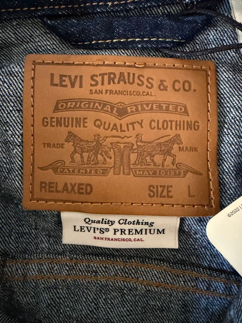 【未使用級】リーバイス プレミアム Type I トラッカージャケット L