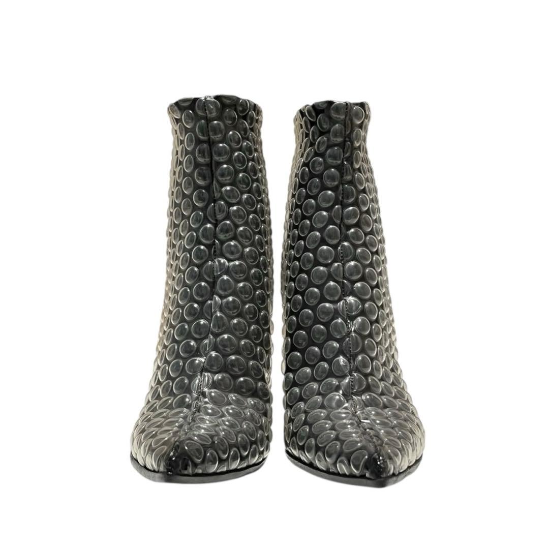 【極美品】◾️MM⑥メゾンマルジェラ◾️緩衝材ブーツ◾️バックジップ◾️レザー◾️ブラック