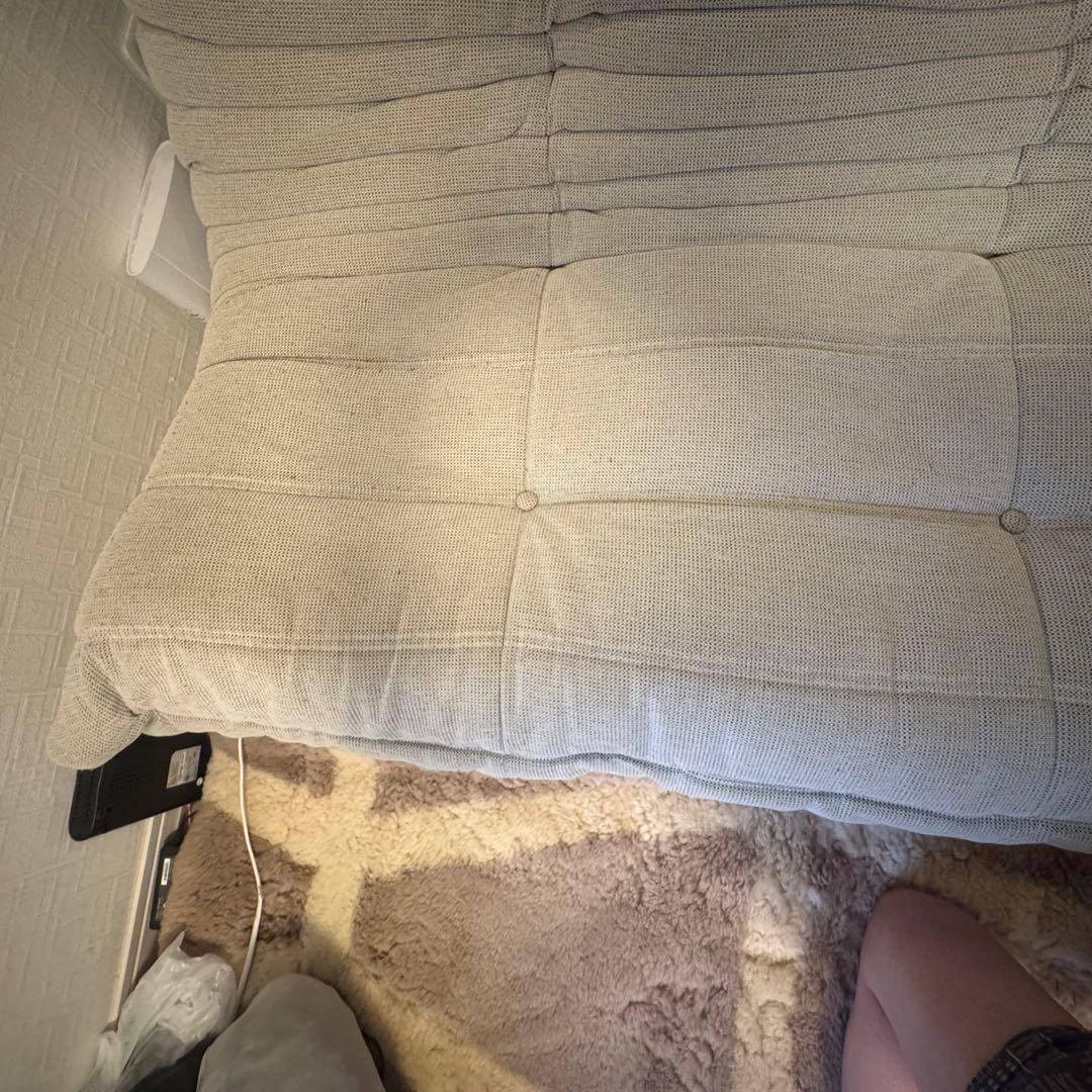 リーンロゼ トーゴ ソファ 3人掛け 中古品