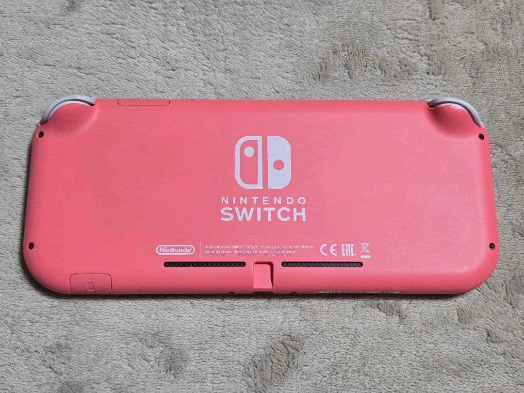 【美品・ケースあり】Nintendo Switch LITE コーラル