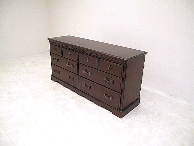 美品 IDC大塚家具 マリアンディール ワイドチェスト 3段8杯　W151cm