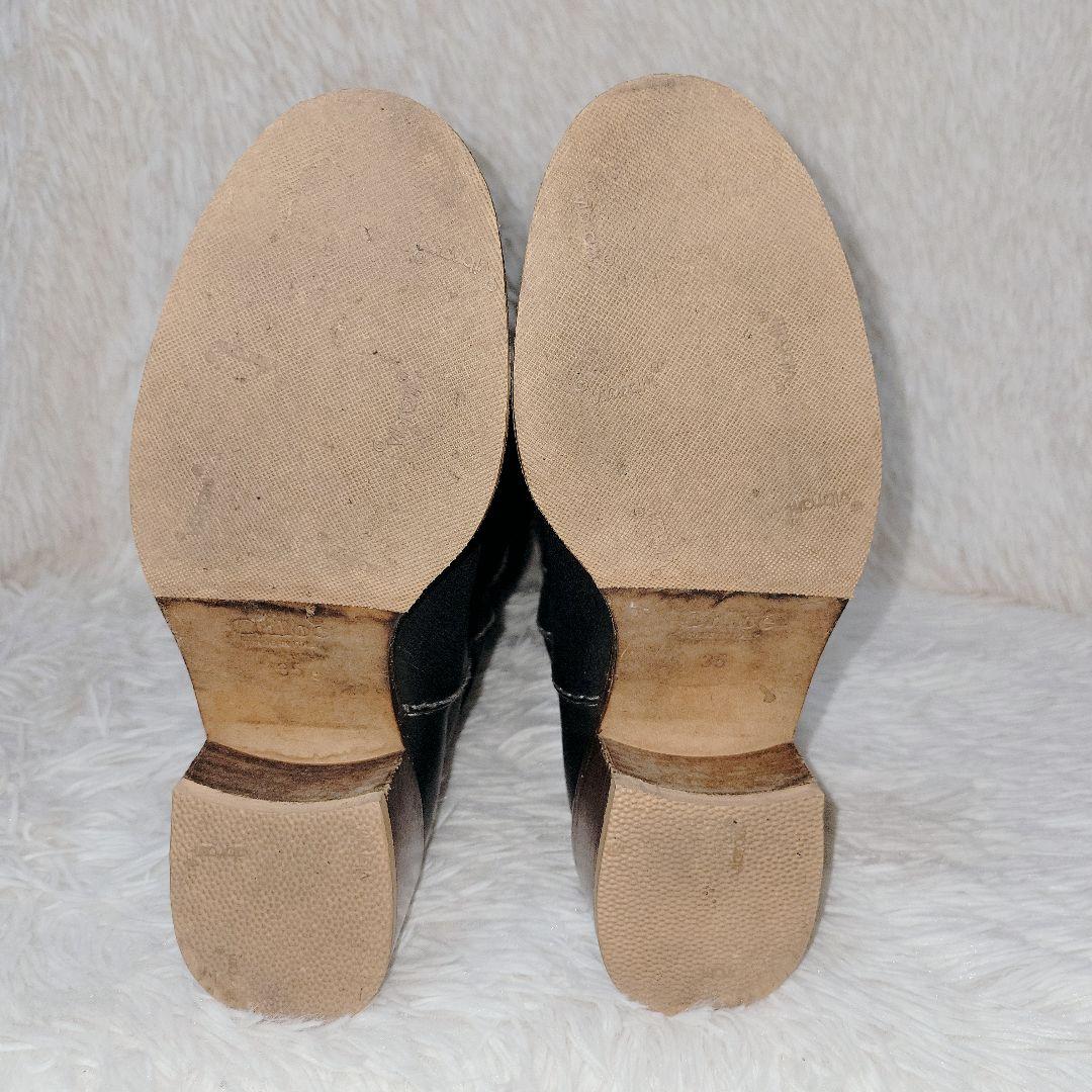 Chloe/クロエ ロングブーツ　Vibram ヒール バックル スタッズ