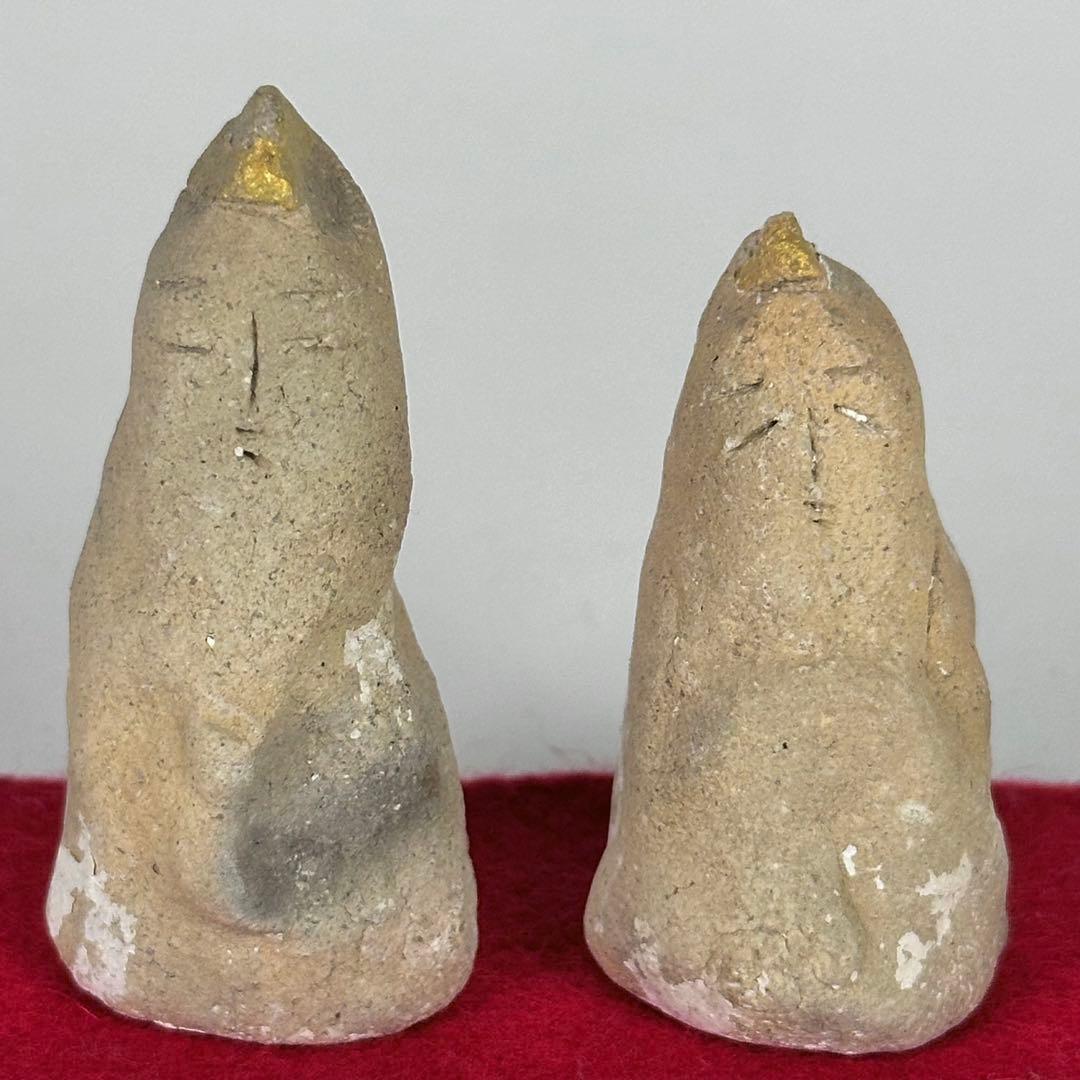 小野セツロー　土人形　おひなさま