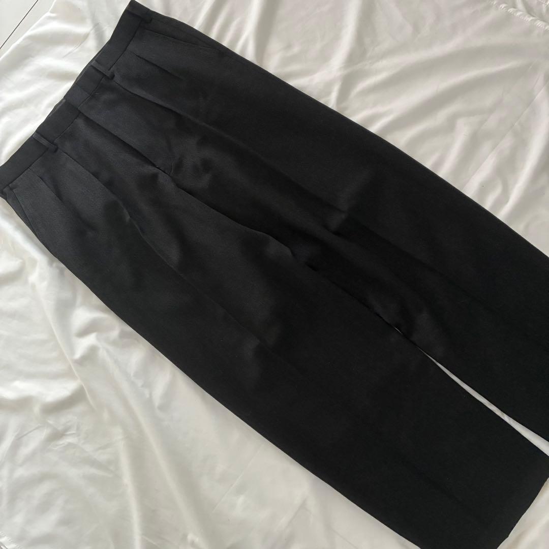 90’s vintage ウールスラックス ワイド ツータック 日本製 アメカジ