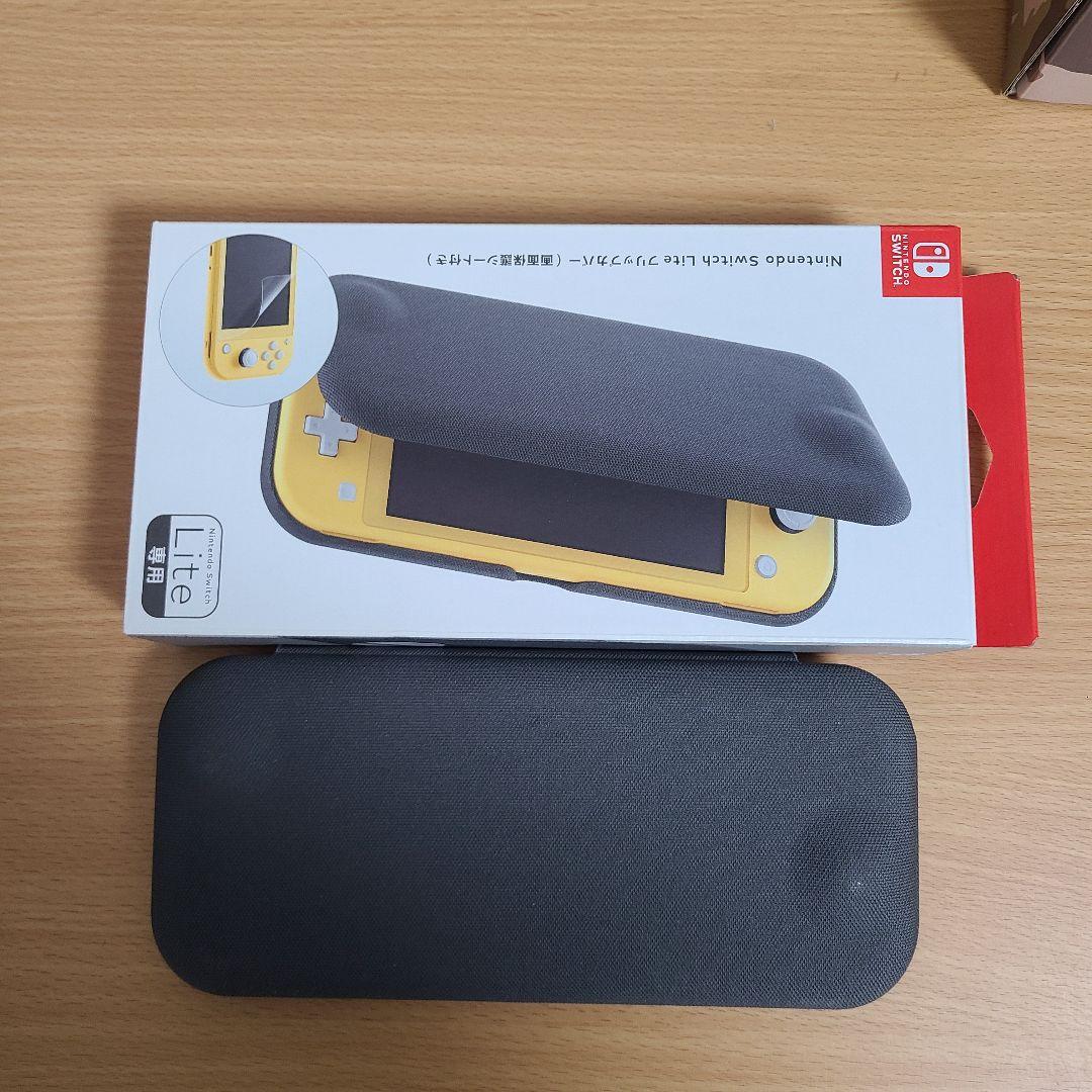 Nintendo Switch Lite グレー グリップ ケース付き