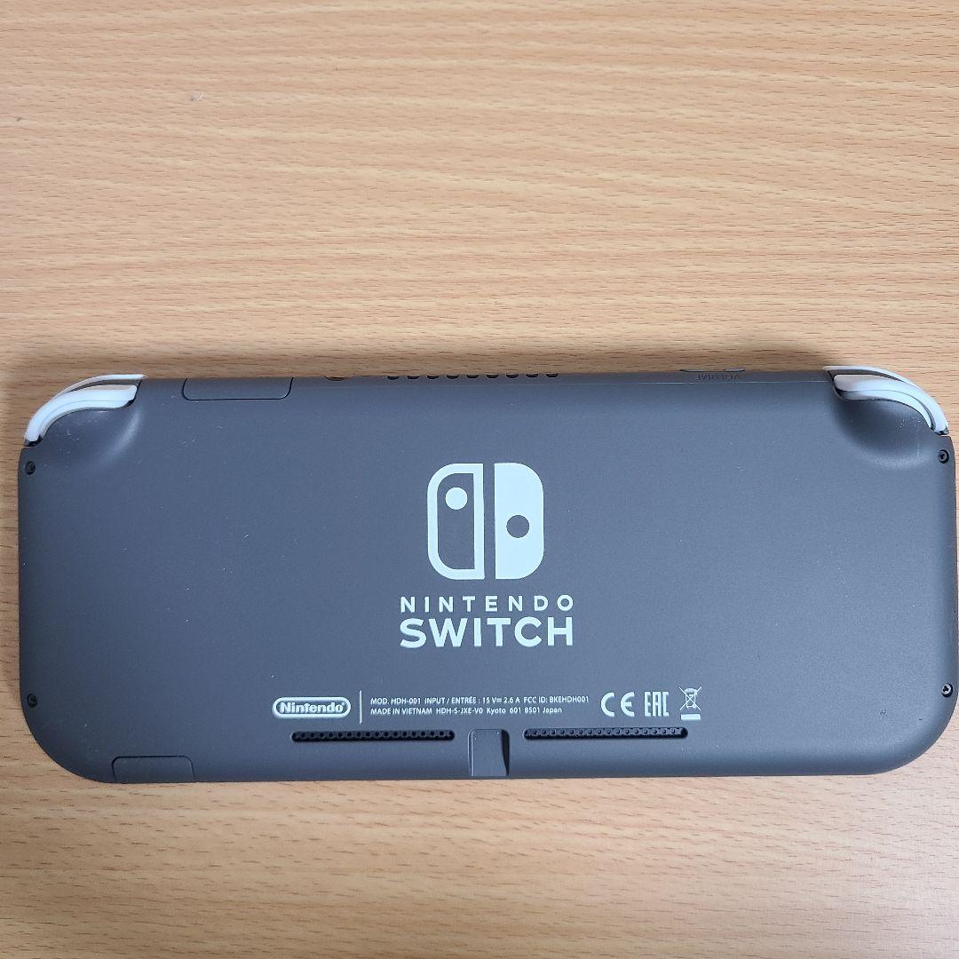 Nintendo Switch Lite グレー グリップ ケース付き