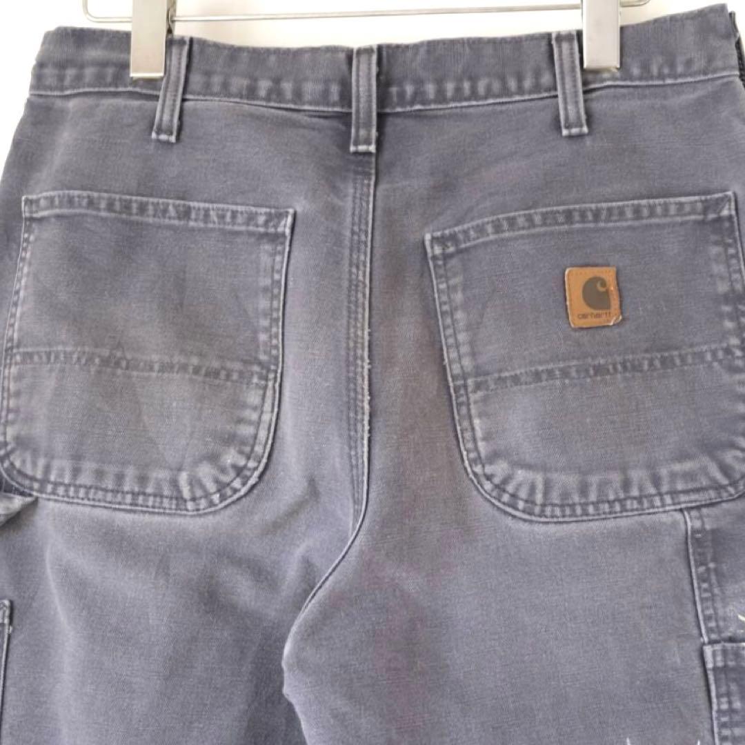 Carhartt 激渋フェード ペインターパンツ グレーネイビー