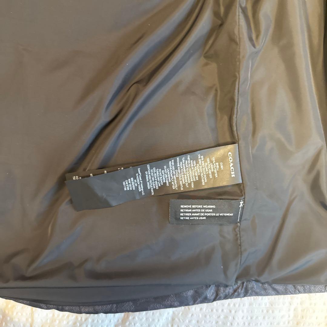 COACH ダウンベスト グレー ブラック175/96A