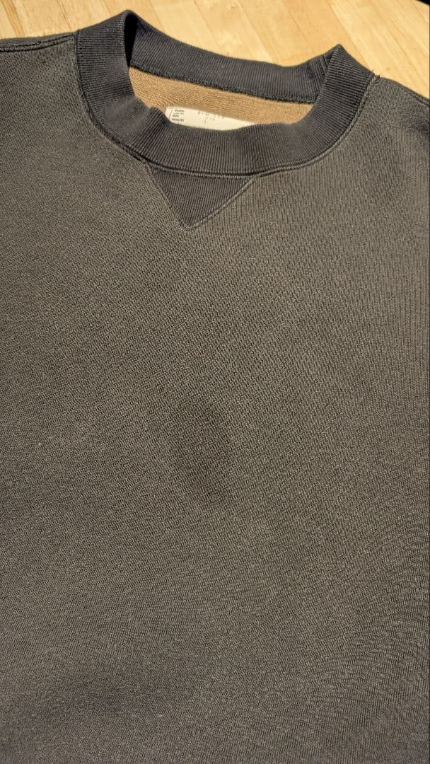 【サイズ3】Sacai NylonTwill スウェットシャツ グレー