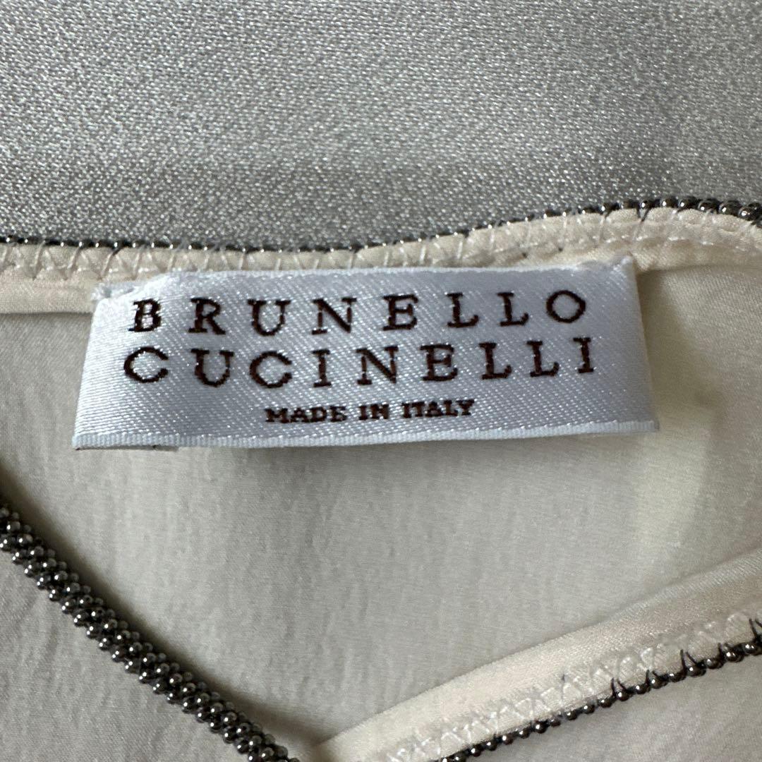 【最高級】BRUNELLO CUCINELLI ブルネロクチネリ シルクブラウス