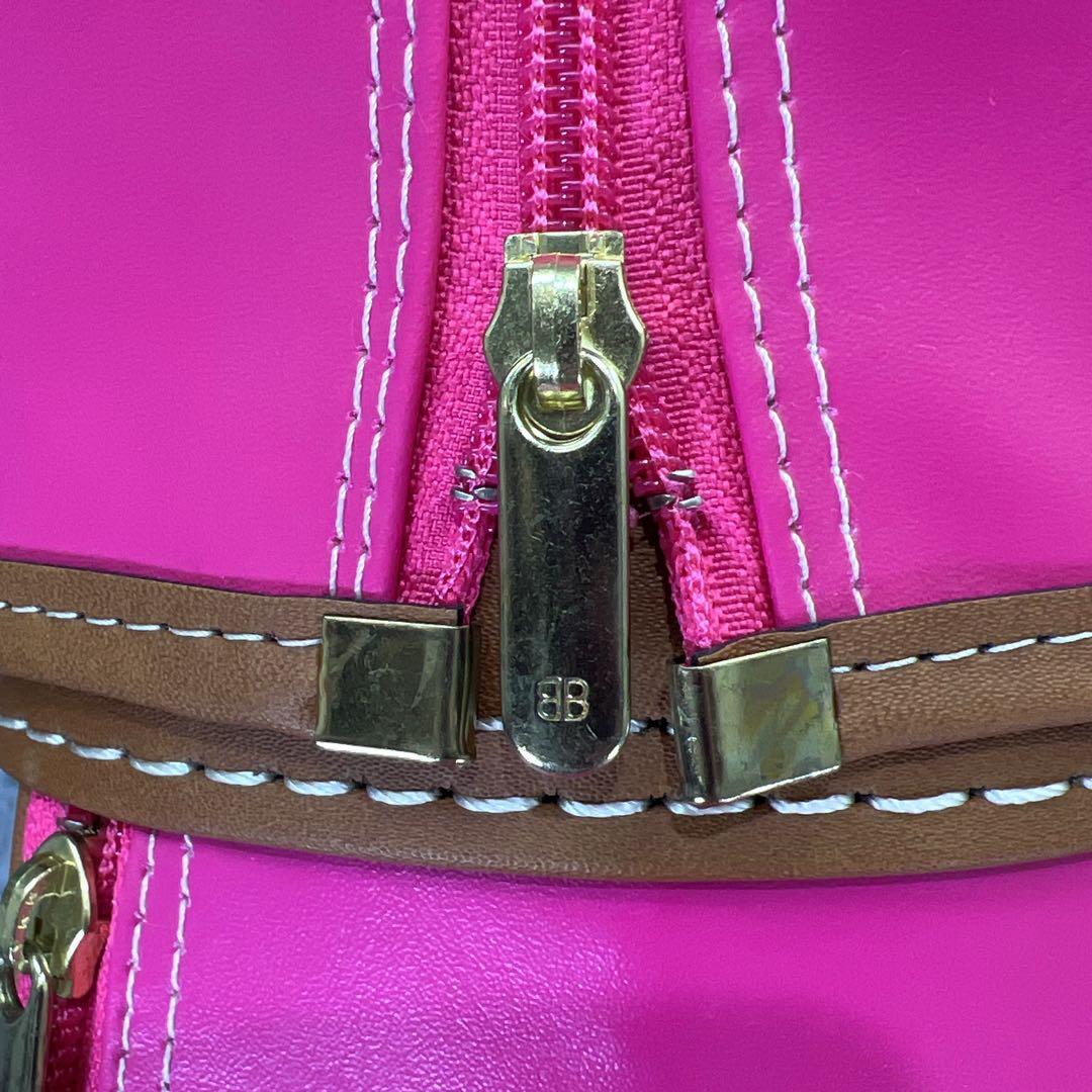 【新品】BALENCIAGA　バレンシアガ　ゴルフバッグ　ピンク　小さめ　計量