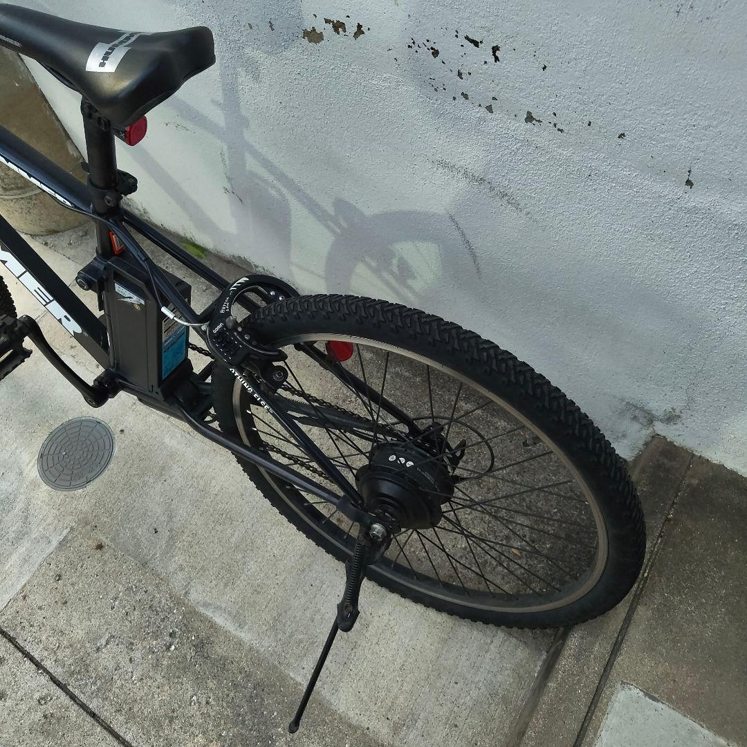 引取限定　HUMMER 電動アシスト黒 ギア　ハマー　ロードバイク　ジャンク