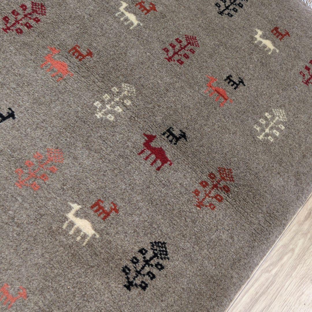 Winter SALE ペルシャ絨毯　ギャッベ　新品 147x105cm