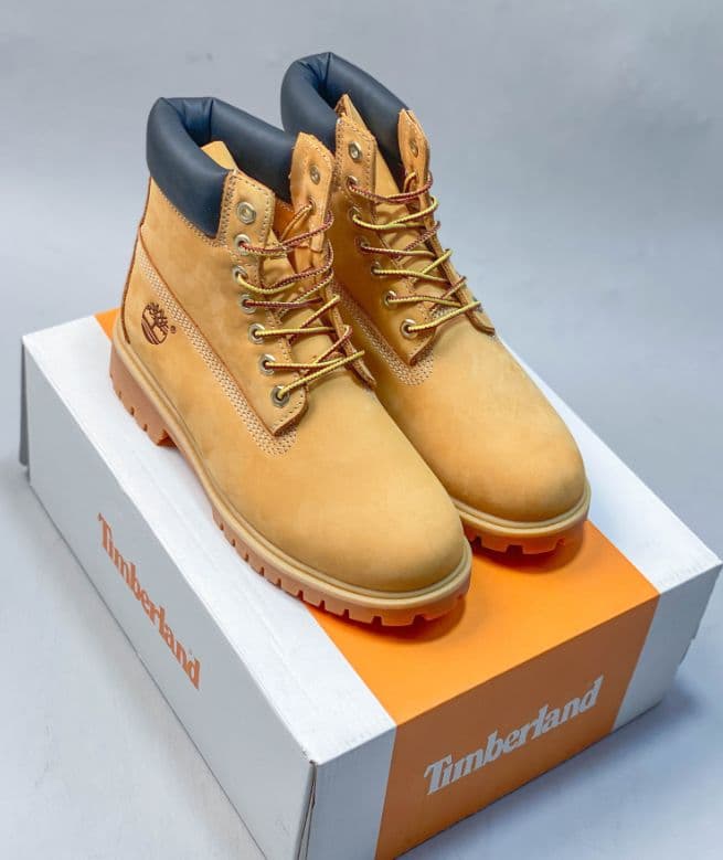 Timberland ベージュ ハイカット ワークブーツ 24cm